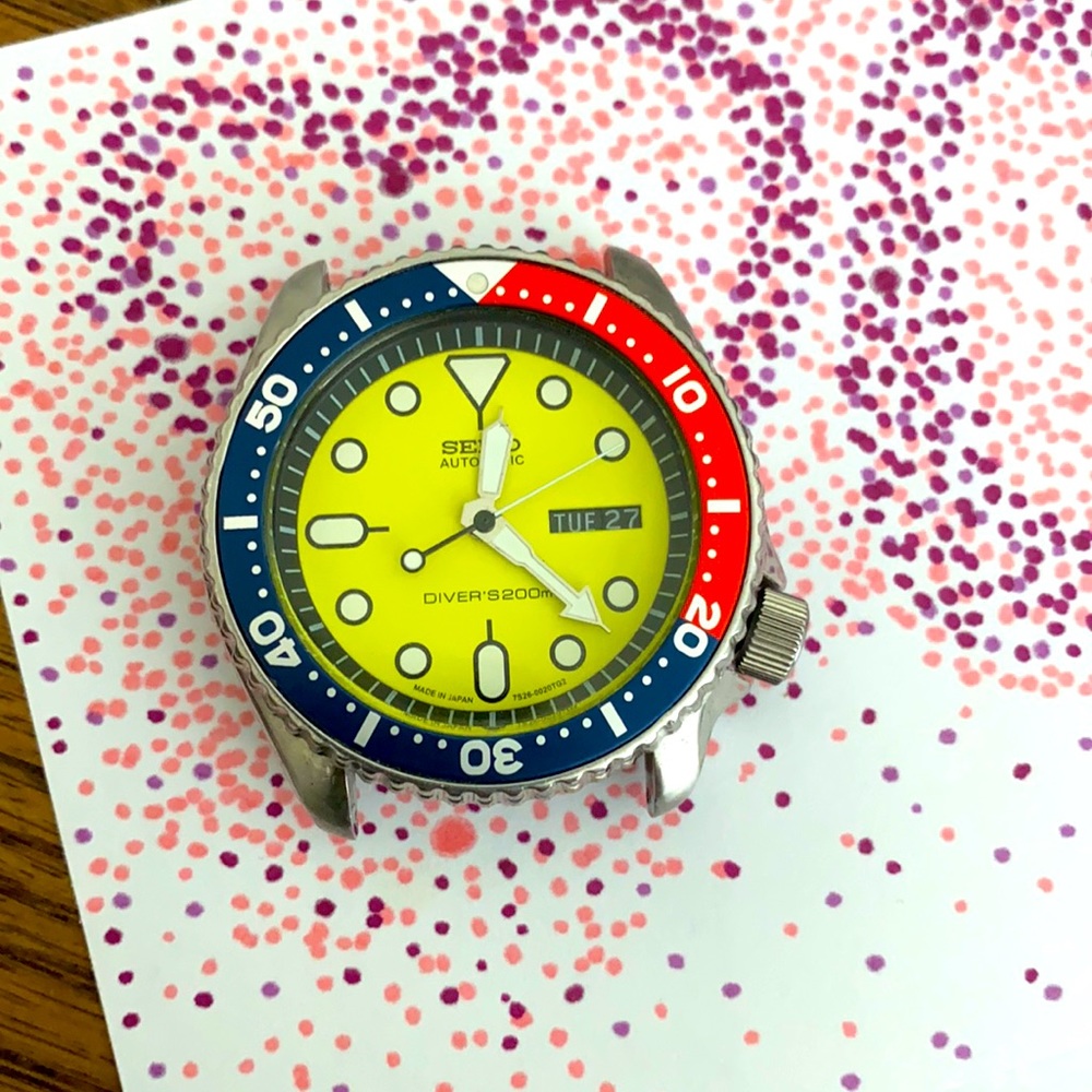 Seiko custom SXK007 watch
